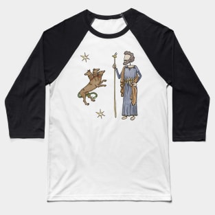 Greek Myth Comix - Hades and Cerberus Baseball T-Shirt